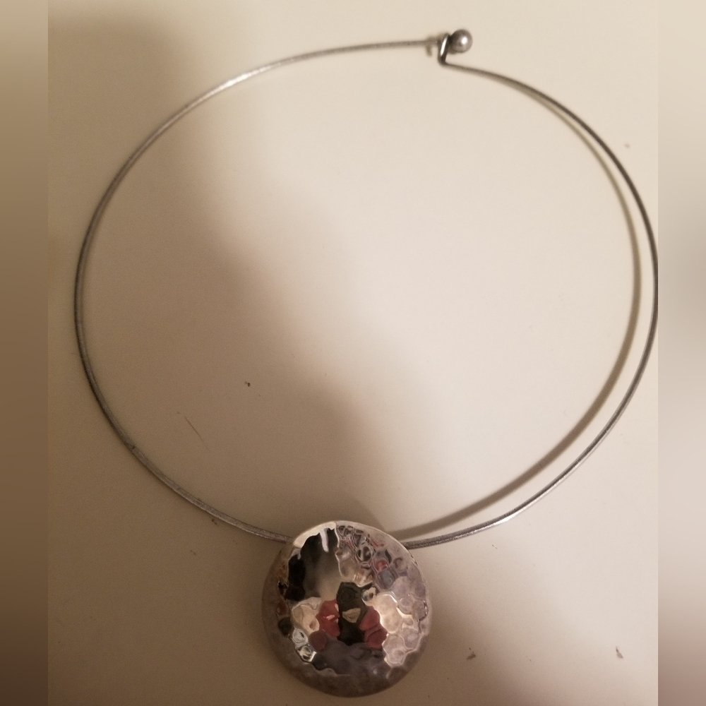 Silver Necklace and Pendant